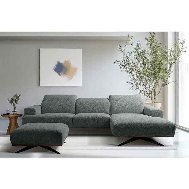 Livetastic ROHOVÁ SEDAČKA, textil, antracitová