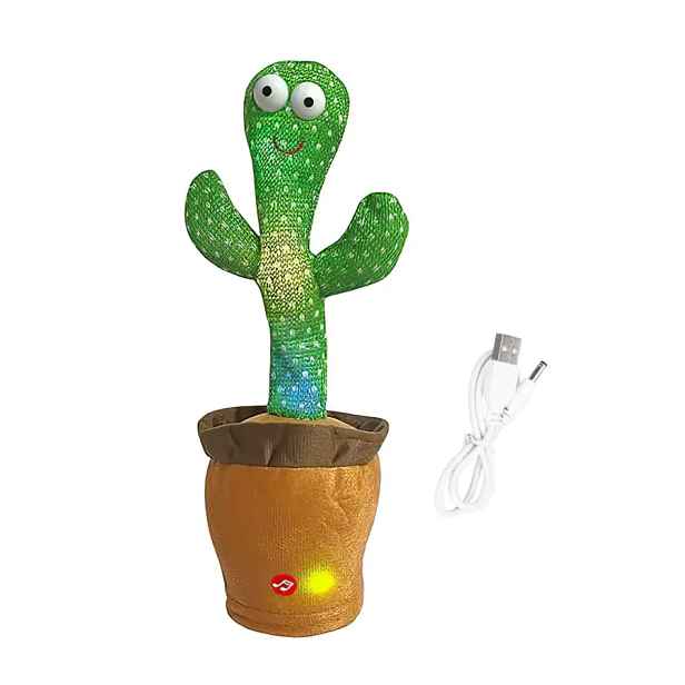Plush Plyšová hračka Kaktus zpívající tancující PHPL2211