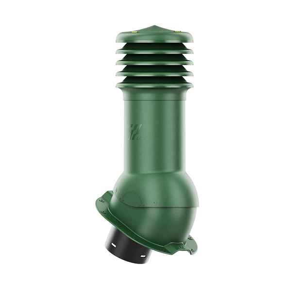 Větrací komín HiVent pro plechovou střešní krytinu, profil J, průměr 150 mm, zelený