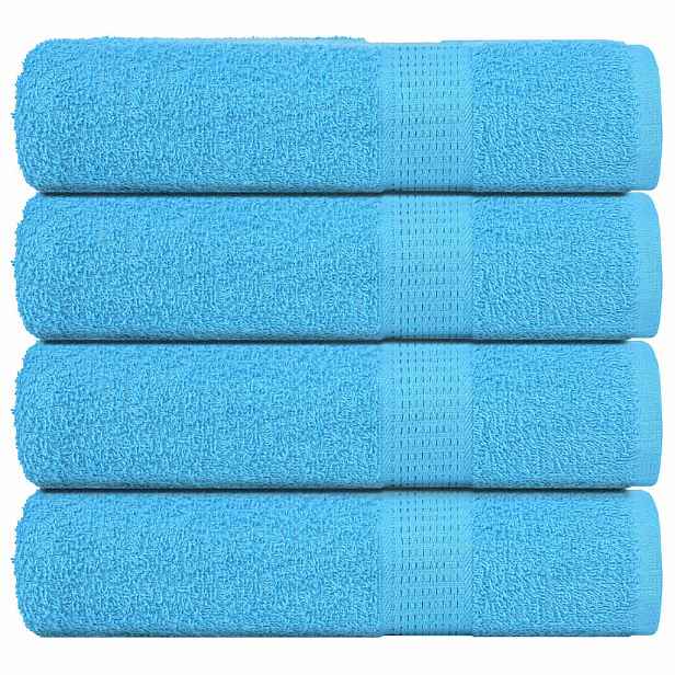 vidaXL Ručníky do sprchy FROGN 4 ks tyrkysové 70x140 cm 360 g/m²