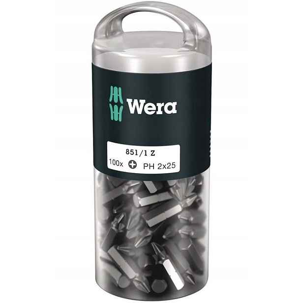 Bit, Křížový Hrot PH2 X 25 MM, 855/1 100 Ks W05072441001