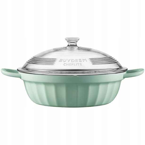 Buydeem Nádoba S Víkem Pánev Hrnec 3 8 L CP181 Cozy Greenish