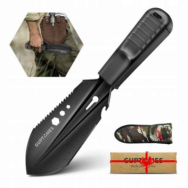 Guptomes Lopata Survival 8v1 Outdoorový kempingový nástroj