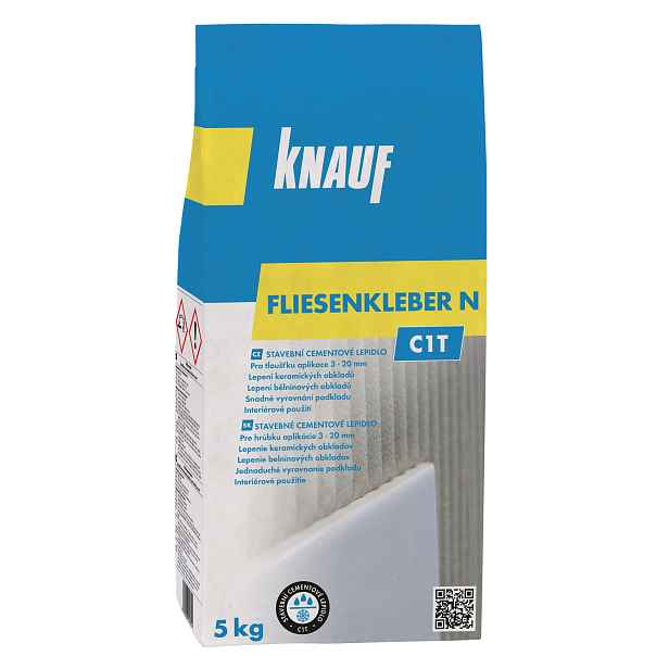 Lepidlo cementové C1T Knauf Fliesenkleber N 5 kg