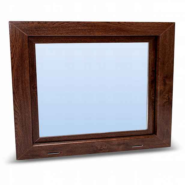 Pvc Okno 50x40 Hospodářské Piwnické Garážové Eko Výklopné 500x400 Ořech