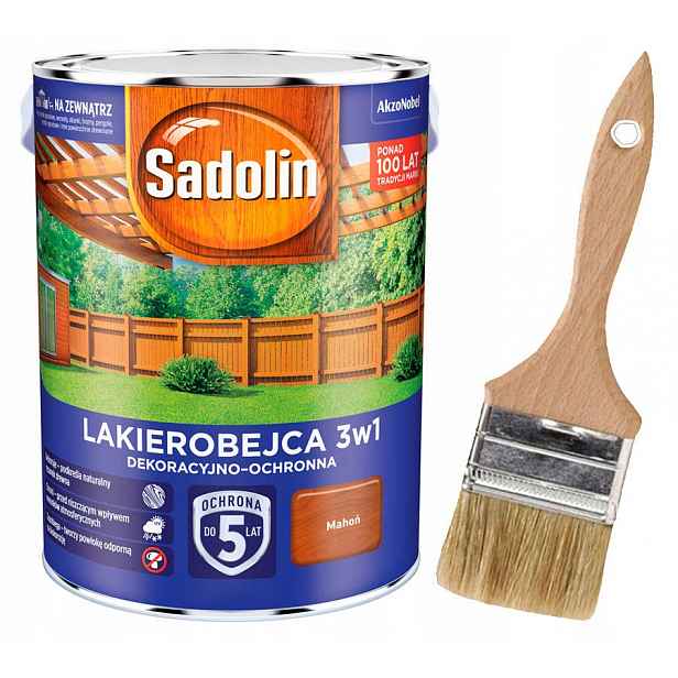 Sadolin Lakovna na dřevo 3v1 5L Mahagon