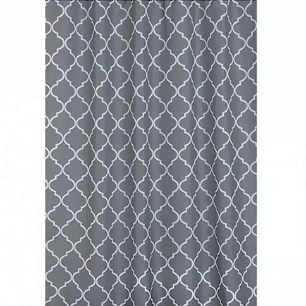 Sprchový zavěs Orient 3 šedý 180x200 Bisk