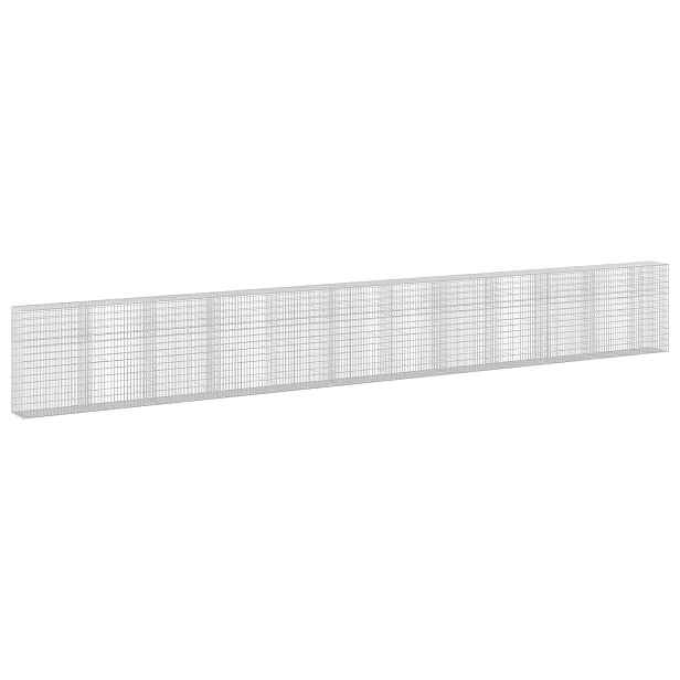vidaXL Gabion s drátem 5 mm a síťkou 5x10 cm 1150x50x150 cm