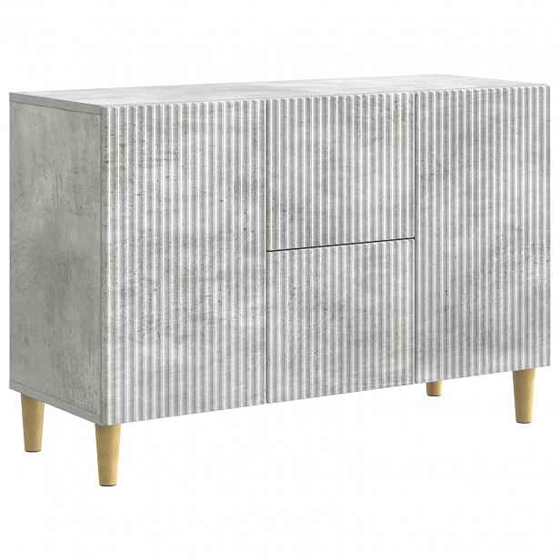 vidaXL Servírovací skříň Betonově šedá 89 x 34,5 x 60 cm