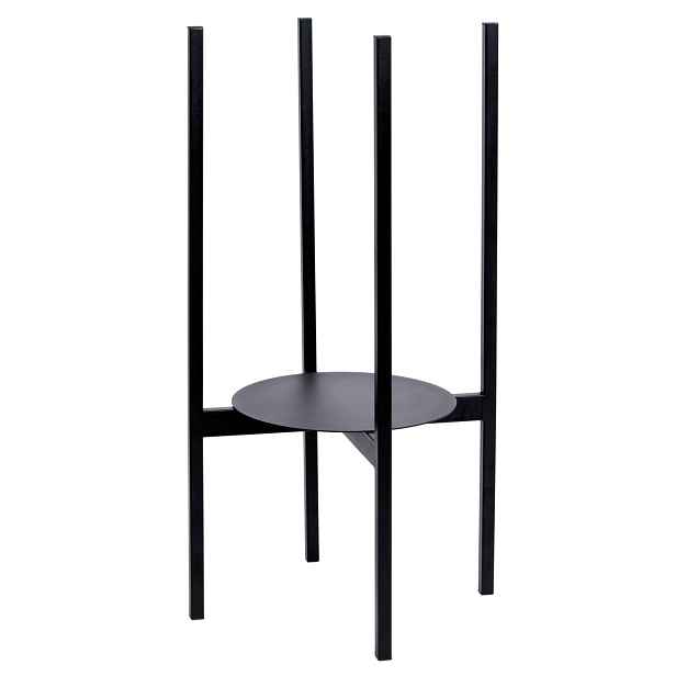 TZB Stojan na květiny Torre 70 cm černý