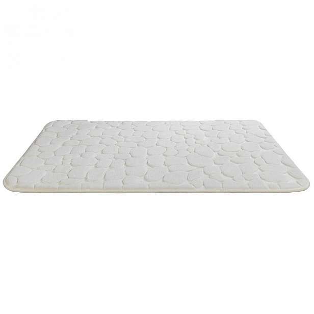 Béžová koupelnová předložka s pamětovou pěnou Wenko Beige, 80 x 50 cm
