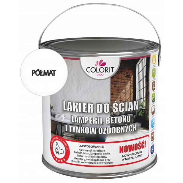 Colorit Lamperový Lak Na Stěny 2,5 L Polomatný