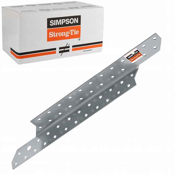 Tesařské krokvové spojky 290 mm 2 mm 100 ks Pravé Simpson SPF290R