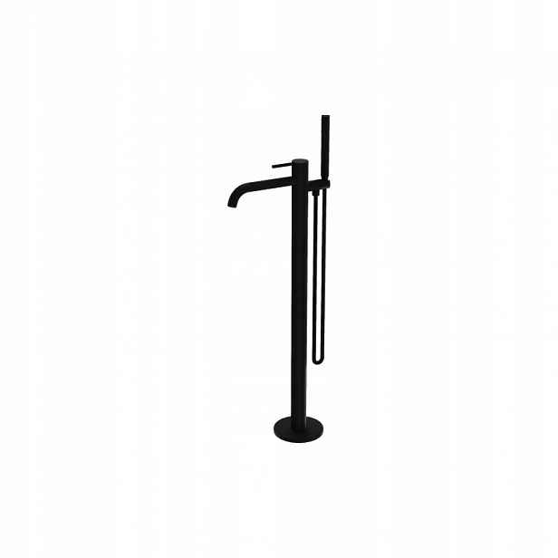 Volně stojící vanová baterie Orion Matt Black – moderní design
