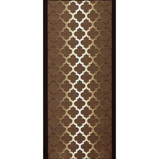 Vopi decoDoma Kusový koberec MAROCCO hnědá 67 x 350 cm