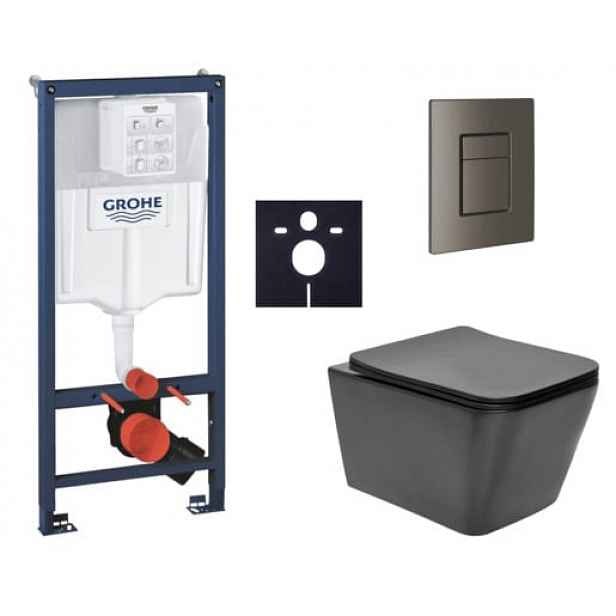 Závěsný wc set do lehkých stěn / předstěnová montáž Swiss Aqua Technologies Infinitio SIKOGRSIN12BSCAL0