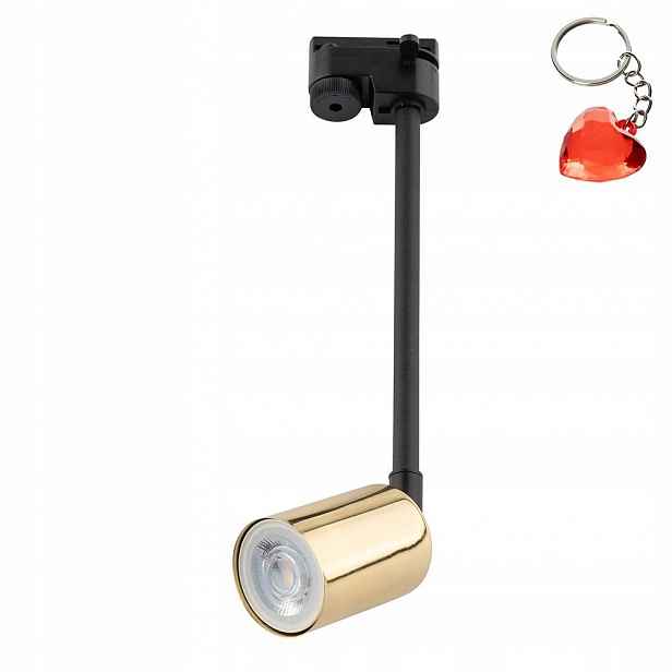 Spotový reflektor Tracer černý pohyblivý 1xGU10 kovový Tk Lighting