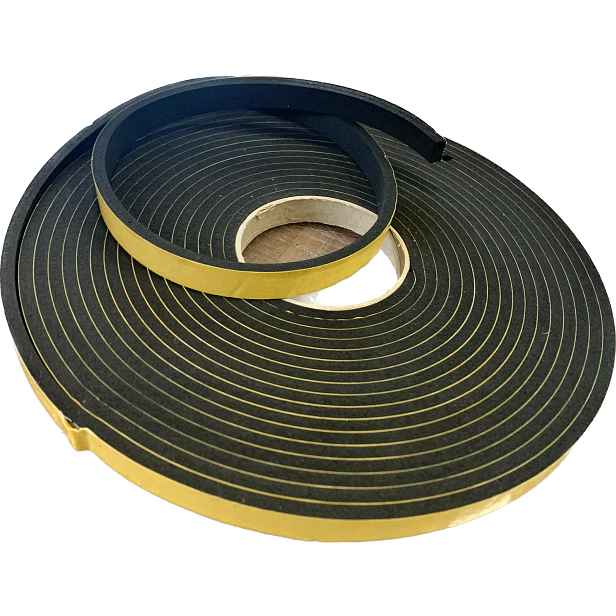 Těsnění samolepicí páska z pěny Epdm 45 mm x 8 mm, mikroguma 10 m