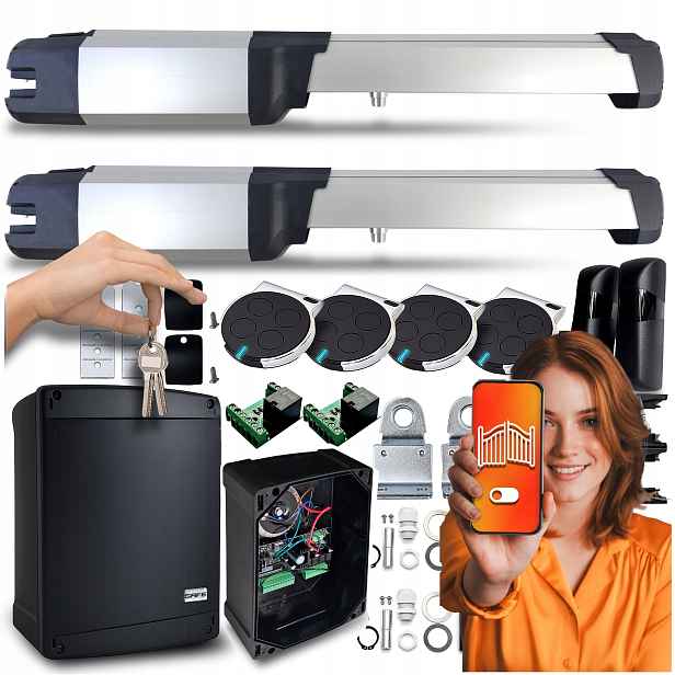 Bft A25 Phobos Komplet pohon dvoukřídlé brány Wifi Safe S24I pohony