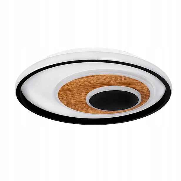 Matný Led Lustr 29W Bílý Černý Ø400 MM