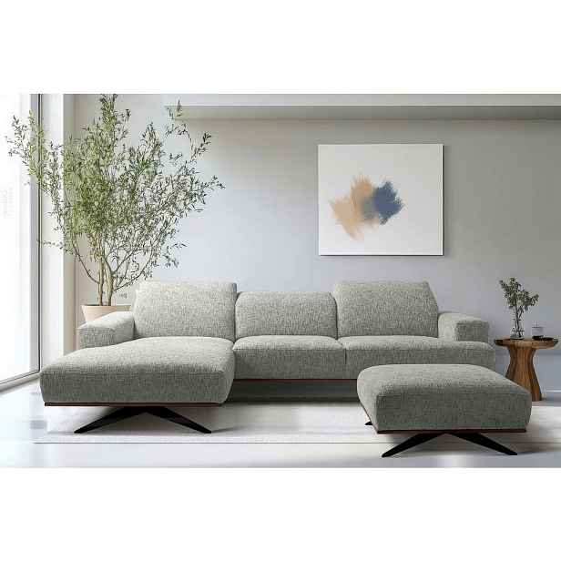 Livetastic ROHOVÁ SEDAČKA, textil, šedá