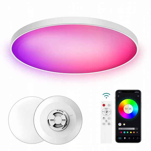 Stropní Svítidlo Lampa Stropní Led Osvětlení Rgb Birnetek Smart 30W 30CM