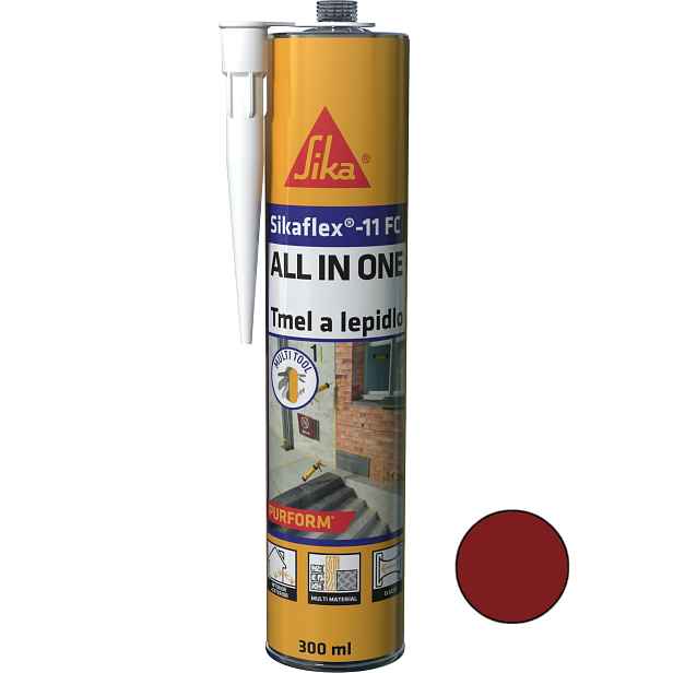 Tmel polyuretanový Sikaflex-11 FC Purform tile red 300 ml