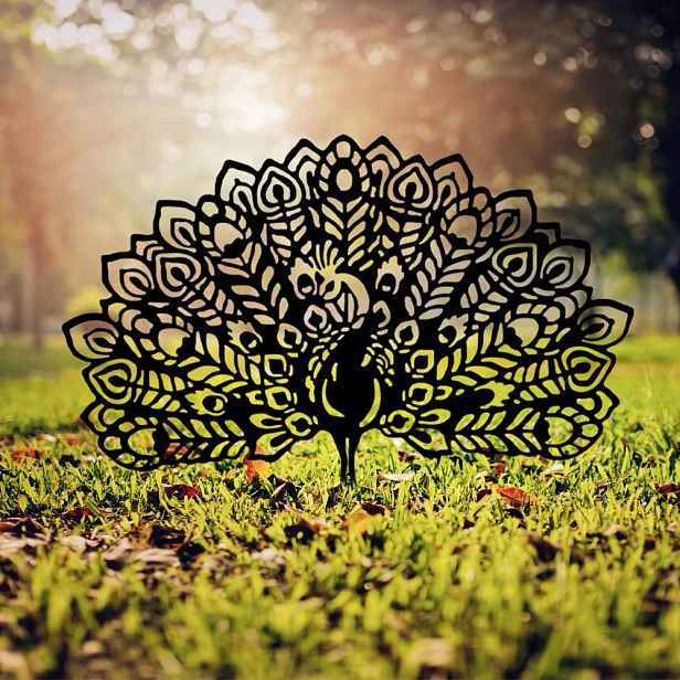 Zahradní dekorace Peacock 01
