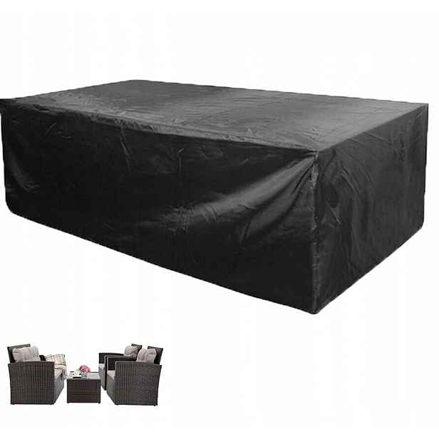 Obal na zahradní nábytek pro židle a stůl, voděodolná plachta 213×132 cm