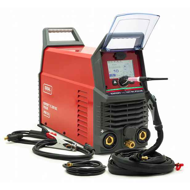 Svářečka Ideal Expert Tig 201 DC Pulse Pro3.5 LCD 200A Mma Tig