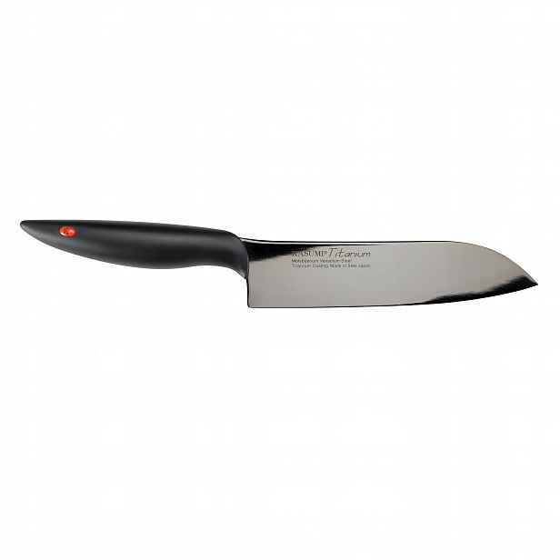 Titanium Nůž japonský Santoku délka 18 cm Kasumi