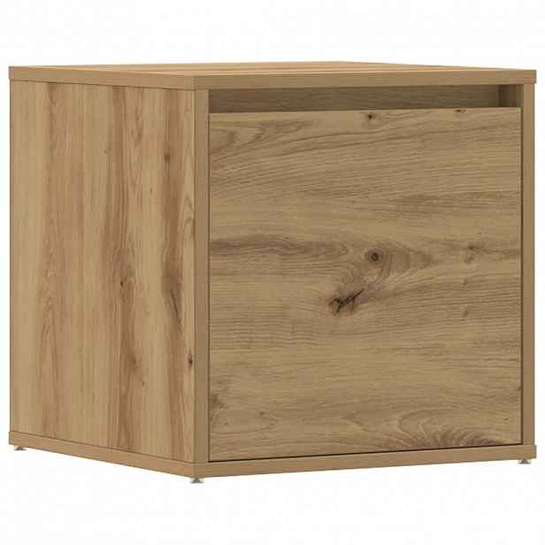 vidaXL Úložný box se zásuvkou dub artisan 40,5x40x40 cm kompozit