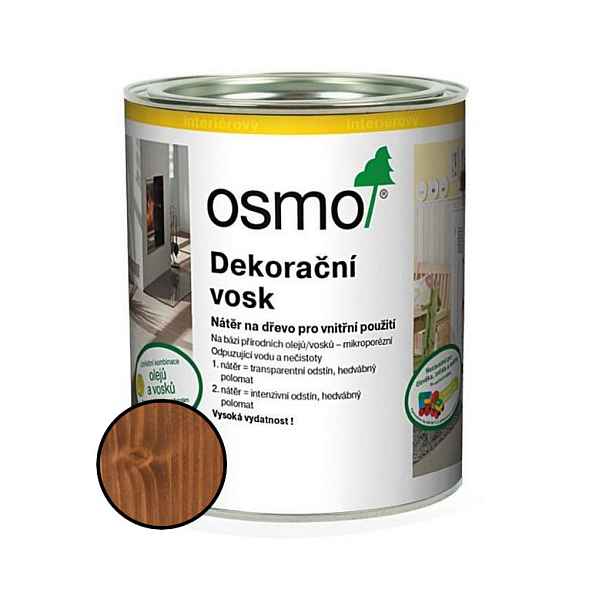 Vosk dekorační Osmo 3138 mahagon 0,375 l