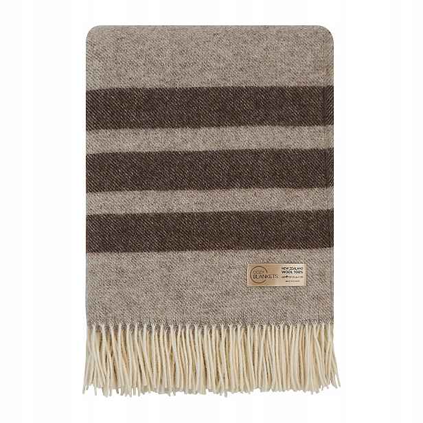 Vlněná Deka teplá měkká 100% vlna pléd deky 140x200 Cozy Blankets