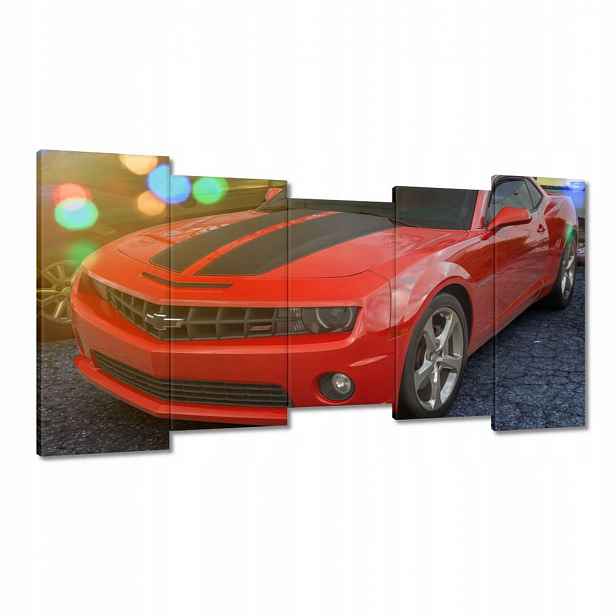Obrazy 150x80 Chevy Camaro Ss Červené