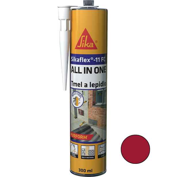 Tmel polyuretanový Sikaflex-11 FC Purform třešeň 300 ml