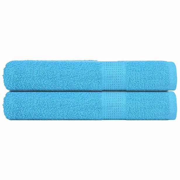 vidaXL Ručníky FROGN 2 ks tyrkysové 100x200 cm 360 g/m²