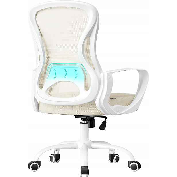 Ergonomické Kancelářské Křeslo Se Síťovaným Opěradlem, Nastavitelná Židle