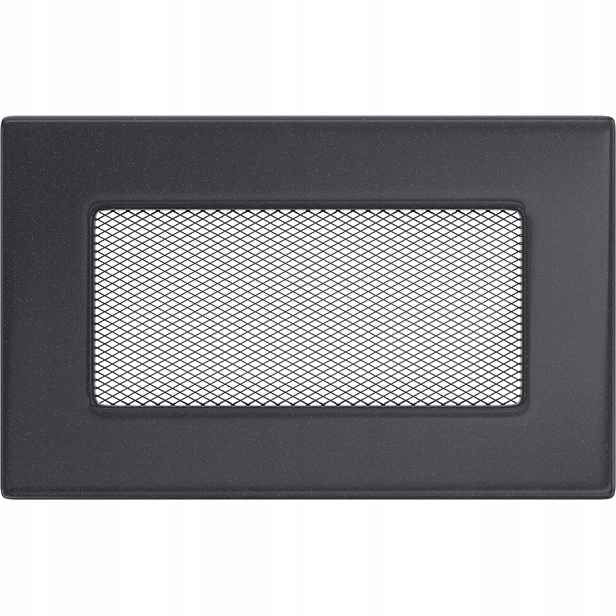 Ventilační mřížka do krbu 11x17 grafitová