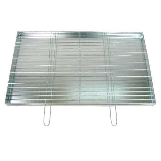 Rošt pro stavbu grilu 100 x 60 cm 4 mm popelník