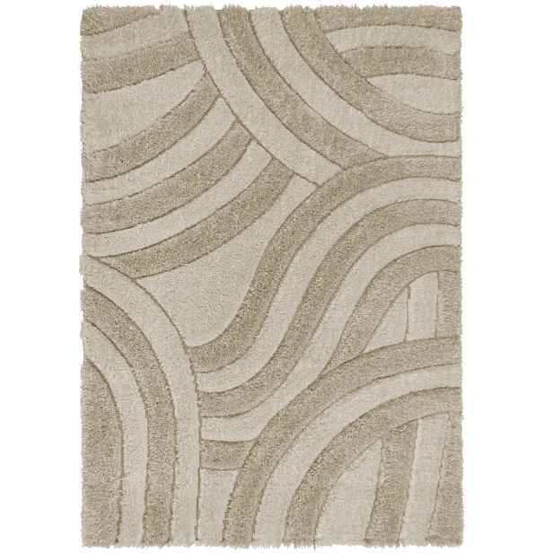 Kusový koberec Indulgence Velvet Carved Natural, 80x150, béžová, ložnice, Flair Rugs