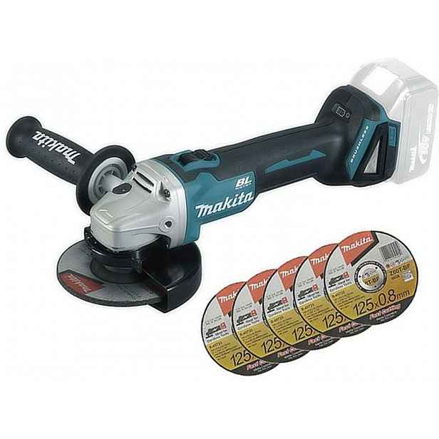 Makita - 18V AKU úhlová bruska 125 mm, bez baterie a nabíječky DGA504Z