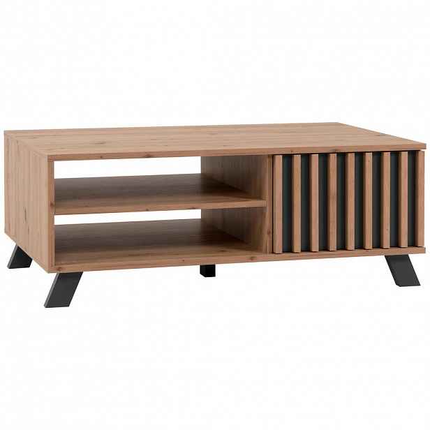 MID.YOU KONFERENČNÍ STOLEK, antracitová, dub artisan, kompozitní dřevo, 110,5/67/42 cm