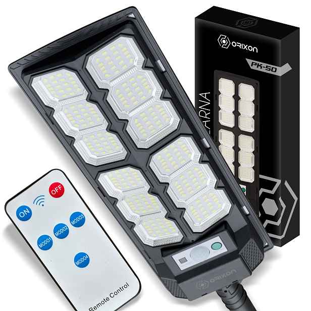 Solární Lampa Zahradní Pouliční Lampa Halogen Led Senzor Pohybu Soumraku