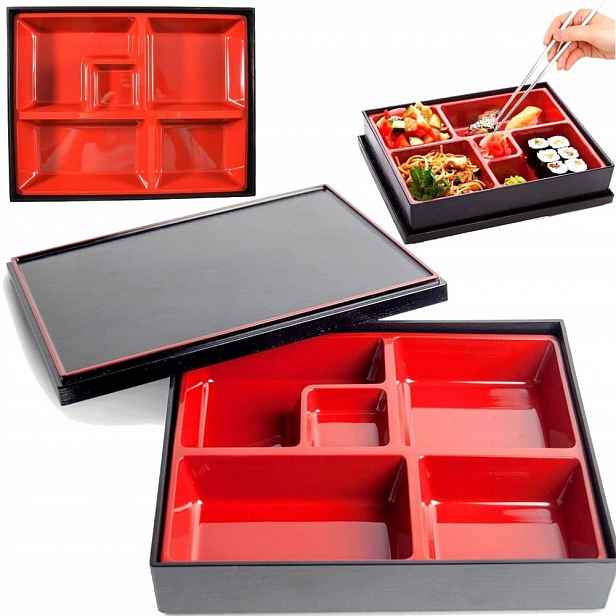 Bento Lunch Box Japonská Krabička na Sushi Jídlo Snacky Emro Aziatica