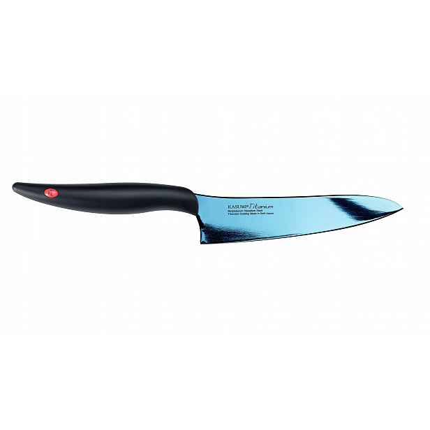 Malý nůž 13 cm Kasumi Titanium modrý Seki Japan