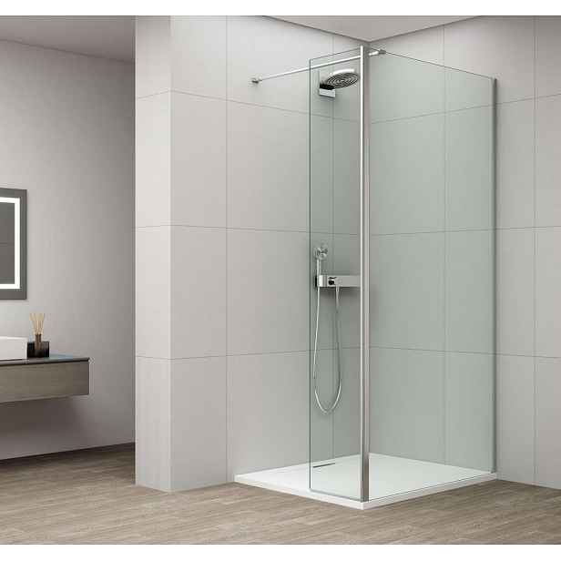 Polysan Esca - Sprchová stěna 90x210 cm, Antidrop, čiré sklo/chrom ES3A90B30