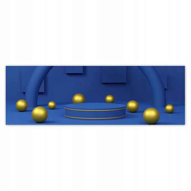 Plakáty 200x66 Classic Gold Blue Kule