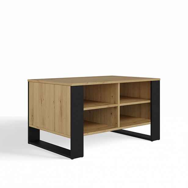 RAUMHIRSCH FURNITURE KONZOLOVÝ STOLEK Artisan, černý 90/50/58