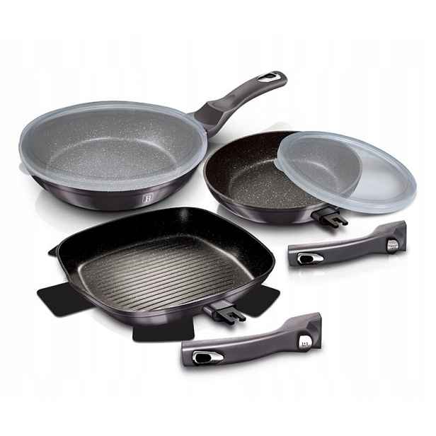 Sada 3 Granitových Pánví Berlingerhaus BH-7048